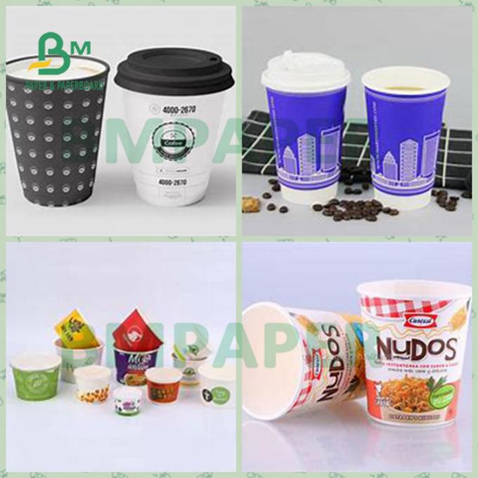 ฟู้ดเกรด Contact With Food Cup Stock Paper For Noodel Bowl 700mm X 1000mm