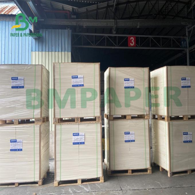 27'' X 39'' 235gsm ฟู้ดเกรด White Board For Deep - Fried Packaging