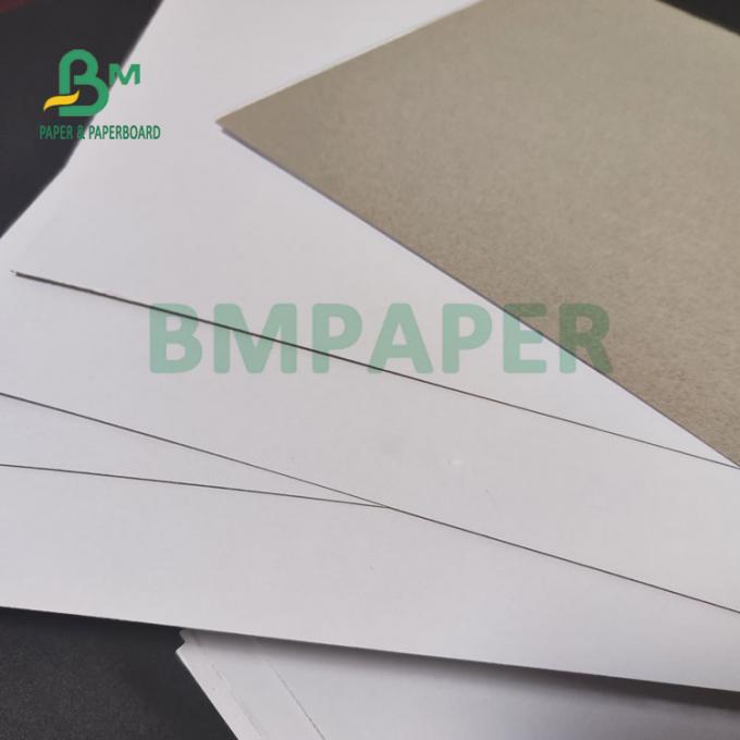 230gsm 250gsm เพล็กซ์บอร์ดเคลือบหลังเทา สำหรับกล่องใส่รองเท้า 79 x 109cm