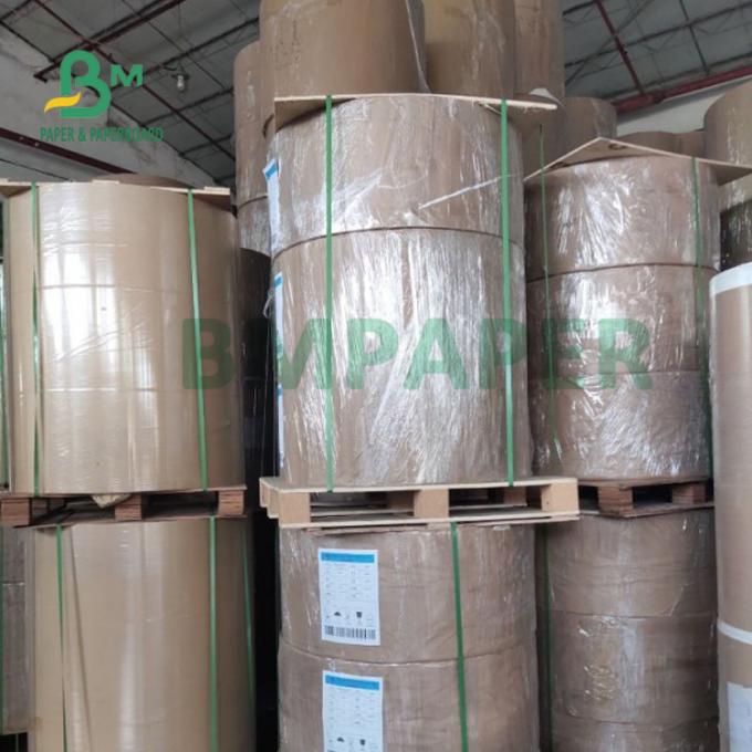 ฟู้ดเกรด 40gsm 50gsm MG White Kraft Paper For Sugar Package 600mm