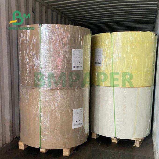 210gsm +15g PE Laminated Cardboard For Paper Cups ฟู้ดเกรด 882mm