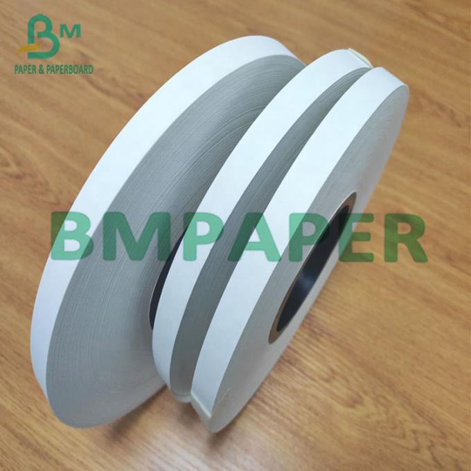 Disposable Printed White ฟู้ดเกรด Paper 13mm Straw Paper Roll For Drinking