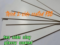 กระดาษกระดาษกระดาษปูนเคลือบด้านข้าง 2 มม ขาว แข็งแรง เนียนหนา