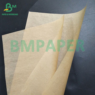 30 38 40 50g กระดาษเครฟท์ทนน้ํามันสําหรับการบรรจุอาหารทอด