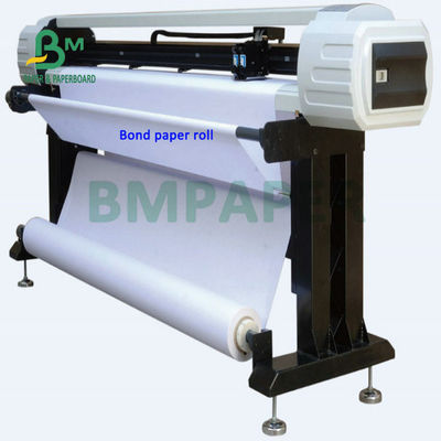 20# 24# 28# กระดาษบอนด์กระดาษขนาดใหญ่ 20lb 24lb กระดาษ CAD Plotter ไม่เคลือบ