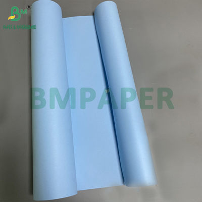 80 กรัม กระดาษพิมพ์สีฟ้า 2 ด้าน กล่องพิมพ์ CAD ขนาด 20&quot; 24&quot; กว้าง 50ยาร์ด ยาว 100ยาร์ด