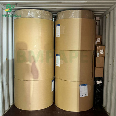 75 กรัม 80 กรัม 105 กรัม ทอง Kraft Paper Reel สําหรับ Bubble Mailers เอกสารบรรจุ
