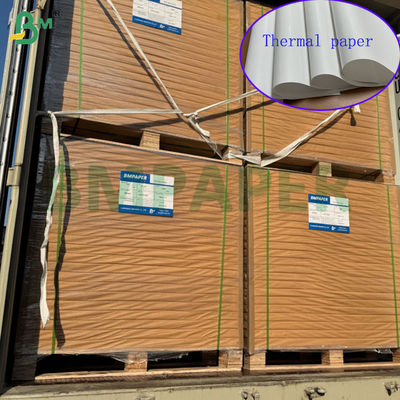 กระดาษความร้อนแบบม้วนจัมโบ้สีขาวพิมพ์ได้ ขนาด 70 กรัม 75 กรัม ความกว้าง 795 มม. 800 มม.