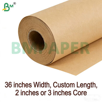36" X 850feet Brown Kraft Paper Rolls For Poultry Chicks, Absorbent Kraft Roll 20-35kg