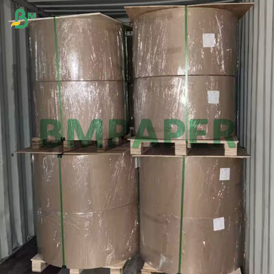 สีเหลืองสติ๊กเกอร์ ซิลิโคนเคลือบฉลาก กระดาษกระจก Jumbo Rolls