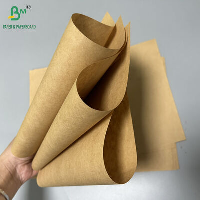 70 กรัม 80 กรัม Virgin Brown Color Sack กระดาษครัฟท์ สําหรับกระเป๋าขายของ 80 ซม. 90 ซม.