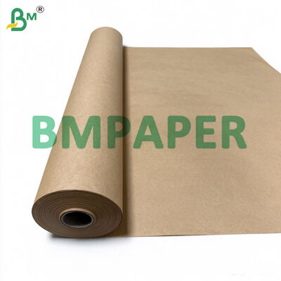 65gsm Brown Butchers Paper Rolls Pe Coated One Side With One Color Printed Back, 18" X 900'