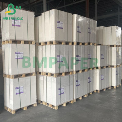 กระดาษปอนด์เปล่าสีขาว 53grs สำหรับการพิมพ์ออฟเซต 1250 มม. X 300 มม. 700 มม. X 300 มม.