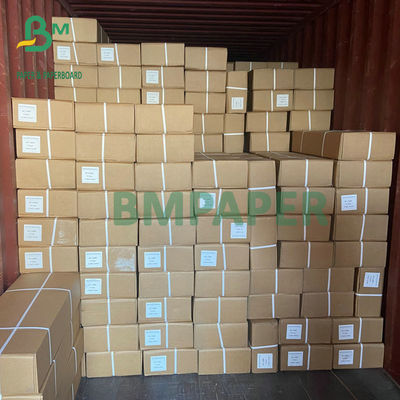 24" x 50 หลา 20LB กระดาษอิงค์เจ็ทบอนด์ไม่เคลือบผิว CAD ม้วนกระดาษพล็อตเตอร์