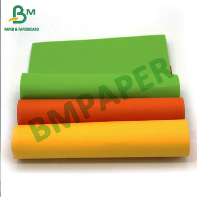 กระดาษพิมพ์สี 70gsm 80gsm สีเขียวสีแดงสีน้ำเงินการพิมพ์ออฟเซตสำหรับ DIY