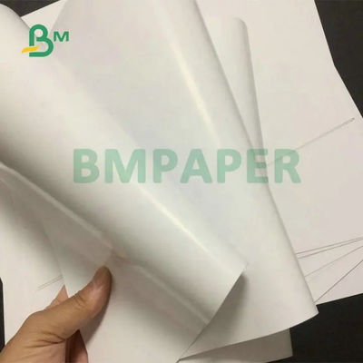 100 # 120 # Silk Gloss Paper, กระดาษข้อความเคลือบสองด้านสีขาวมันวาวสำหรับการพิมพ์ออฟเซต