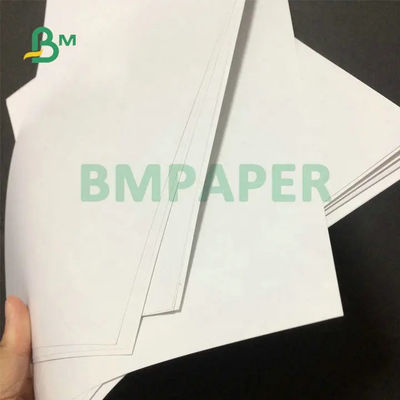 100 # 120 # Silk Gloss Paper, กระดาษข้อความเคลือบสองด้านสีขาวมันวาวสำหรับการพิมพ์ออฟเซต