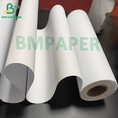 36&quot; X 500' White Bond Plotter Paper Roll 3&quot; Core Uncoated Smooth