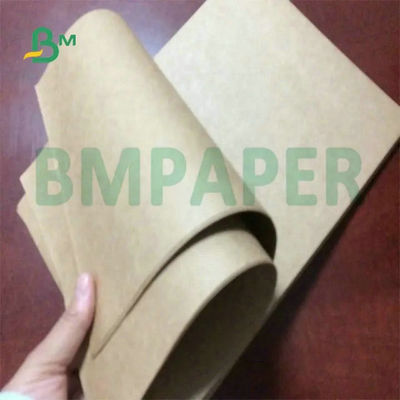กระดาษคราฟท์สีน้ำตาลกระสอบขยายได้ 80gsm 90gsm สำหรับทำถุงซีเมนต์