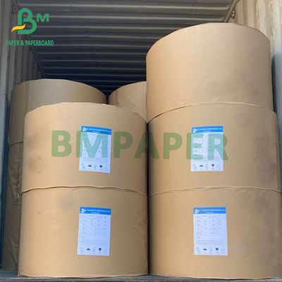 60lb 70lb 80lb 100lb Silk C1S Cover Paper White Virgin Pulp 25&quot; 39&quot; Roll width