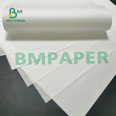 ม้วนกระดาษความร้อนสีขาว 55g 65g 70g ปลอดสาร BPA ไม่เคลือบผิวสำหรับบันทึกข้อมูล