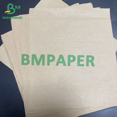 40gsm 70gsm BKP Sack Kraft Paper สำหรับถุงบรรจุอาหารสีน้ำตาลกว้าง 0.5m - 2.5m