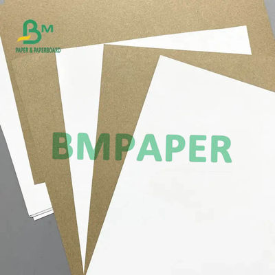 กระดาษซับคราฟท์สีขาวด้านบนกระดาษเยื่อกระดาษรีไซเคิล 120gsm 170gsm 200gsm
