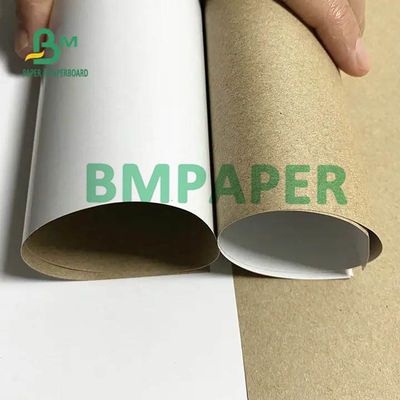 กระดาษซับคราฟท์สีขาวด้านบนกระดาษเยื่อกระดาษรีไซเคิล 120gsm 170gsm 200gsm