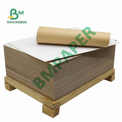 กระดาษซับคราฟท์สีขาวด้านบนกระดาษเยื่อกระดาษรีไซเคิล 120gsm 170gsm 200gsm