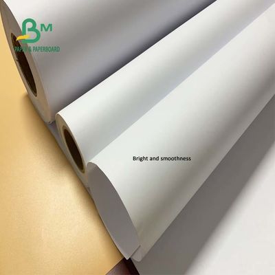 36'' x 300ft 20lb Woodfree Ink Jet Bond Paper ไม่เคลือบผิว CAD Roll 2'' Core