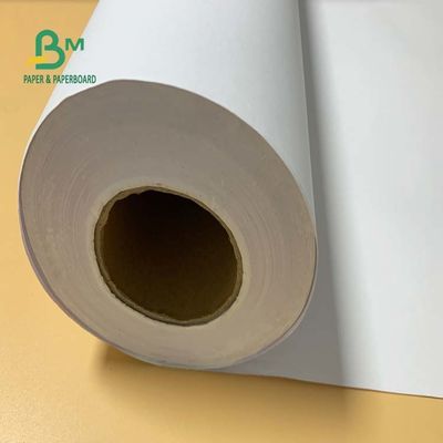 36'' x 300ft 20lb Woodfree Ink Jet Bond Paper ไม่เคลือบผิว CAD Roll 2'' Core