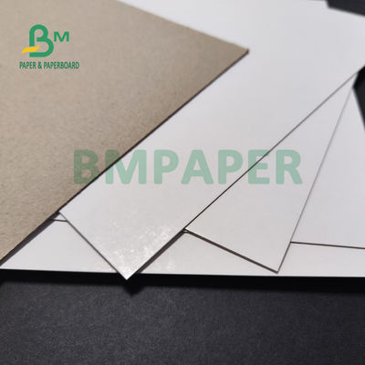 900gsm 1400gsm Chipboard เคลือบดินเผาสีเทาด้านหลังสำหรับกล่องเก็บของ 700 X 1000mm