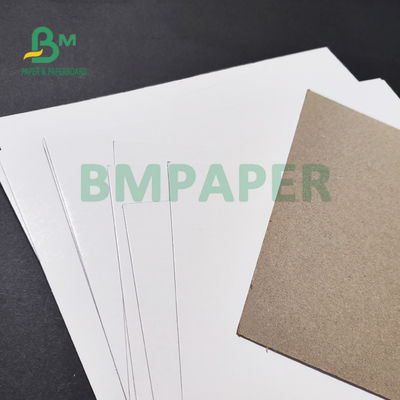 900gsm 1400gsm Chipboard เคลือบดินเผาสีเทาด้านหลังสำหรับกล่องเก็บของ 700 X 1000mm