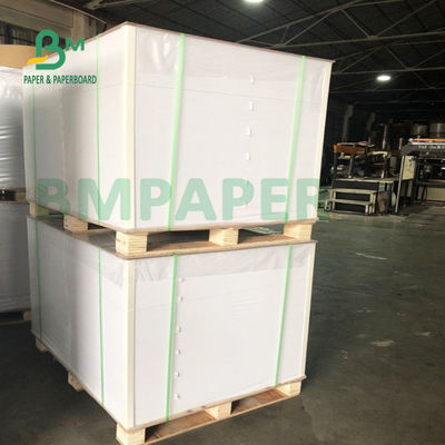 แผ่นกระดาษสังเคราะห์สีขาวมัน, กระดาษสติกเกอร์ PET กันน้ำสำหรับการพิมพ์