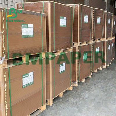 กระเป๋าหิ้วกระดาษคราฟท์ล้างทำความสะอาดได้ทนต่อการฉีกขาดด้วยสีขาวด้านเดียว