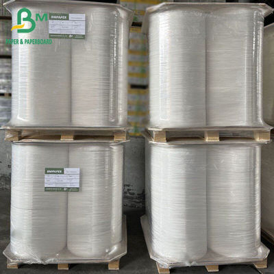 กระดาษห่ออาหารเกรด 40g + 10g กระดาษคราฟท์สีขาวเคลือบ PE สำหรับบรรจุภัณฑ์