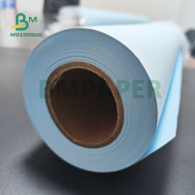 ม้วนกระดาษพิมพ์เขียวสองหน้า 80 แกรมสำหรับเขียนแบบสถาปัตยกรรม 24'' X 50 หลา