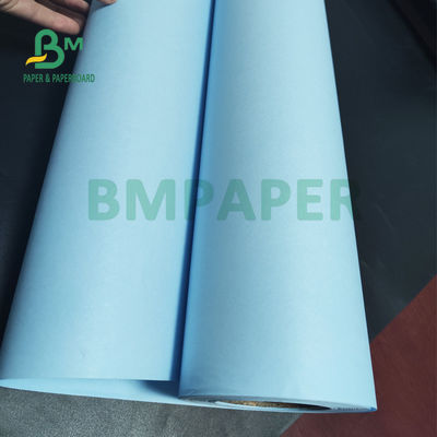 ม้วนกระดาษพิมพ์เขียวสองหน้า 80 แกรมสำหรับเขียนแบบสถาปัตยกรรม 24'' X 50 หลา