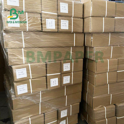 92% ความขาว 80gsm ม้วนกระดาษพล็อตเตอร์, ม้วนกระดาษสีขาวธรรมดาสำหรับพล็อตเตอร์ CAD 24 '' X 150ft
