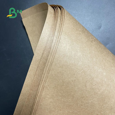 80GSM 90GSM Kraft Liner Board, กระดาษคราฟท์กึ่งขยายได้สำหรับถุงซีเมนต์