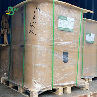 80GSM 90GSM Kraft Liner Board, กระดาษคราฟท์กึ่งขยายได้สำหรับถุงซีเมนต์