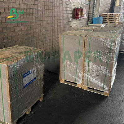 กระดาษเคลือบดินเหนียว 300gsm 350gsm สำหรับกล่องยาสีฟัน 46 '' X 21 '' ความแข็งสูง