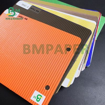 140gsm + 170gsm พิมพ์กระดาษลูกฟูกผนังเดี่ยวสำหรับปลอกกาแฟ E ขลุ่ย