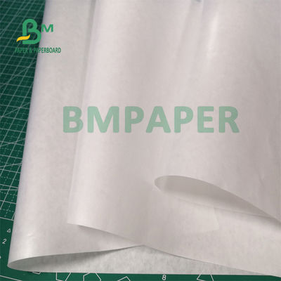 กระดาษคราฟท์สีขาวเกรดอาหาร MG 40gsm 50gsm สำหรับบรรจุภัณฑ์น้ำตาล 600 มม