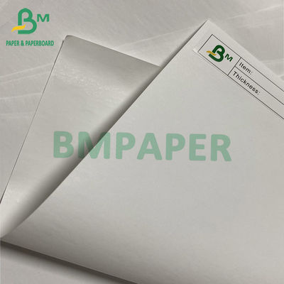 กระดาษความร้อนเยื่อไม้สีขาวสำหรับตั๋ว 48gsm 55gsm 65gsm 70gsm