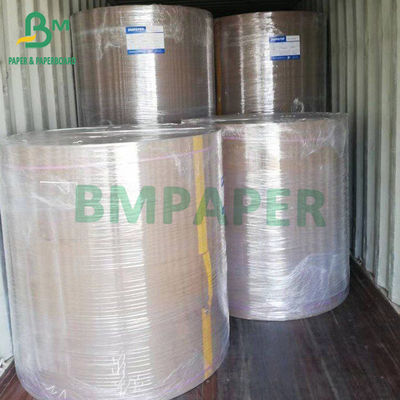 กระดาษความร้อนเยื่อไม้สีขาวสำหรับตั๋ว 48gsm 55gsm 65gsm 70gsm