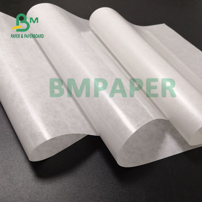 40gsm +10g PE C1S MG กระดาษขาวสำหรับบรรจุภัณฑ์อาหารทอด Greaseproof 61 X 86cm