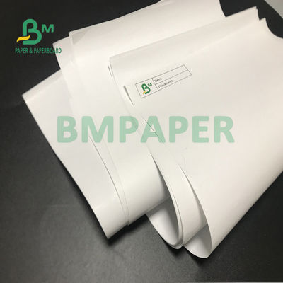 กระดาษความร้อนความขาวสูงม้วน 55gsm 58gsm สำหรับการพิมพ์ ATM