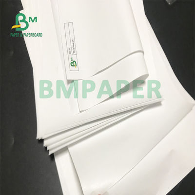 กระดาษความร้อนความขาวสูงม้วน 55gsm 58gsm สำหรับการพิมพ์ ATM