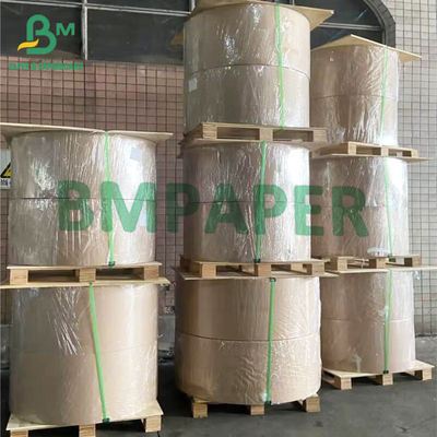 กระดาษสต็อกถ้วยเคลือบ PE เดี่ยว, กระดาษคราฟท์สีน้ำตาล 70g + 15g PE ฟู้ดเกรด